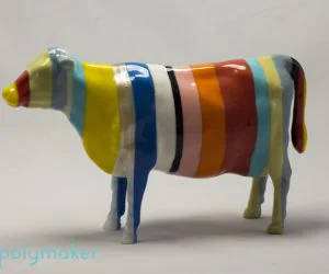 Polysmoooooth Cow 3D Models