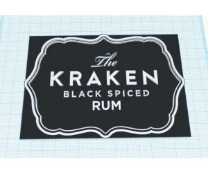 Kraken Rum Logo 3D Models
