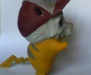 Pikachu With Ash’S Skull 3D Models