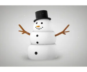 Snowman Tabletop 3D Models