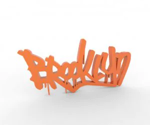 Brooklyn Drip Graffiti 3D Models