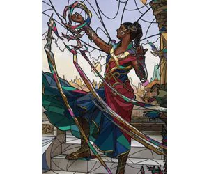 Saheeli Sublime Artificer Stained Glass Litho 3D Models
