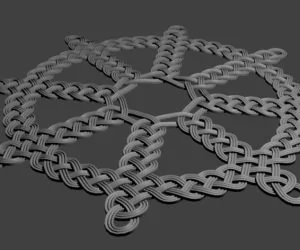 Knotwork Wheel Design 3D Models