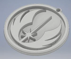Jedi Logo Emblem 3D Models