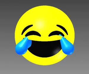 Crying Laughing Emoji 3D Models