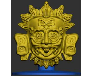Maya Sun God 3D Models
