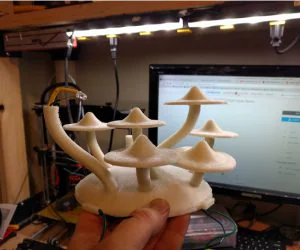 Led Mushroom Lamp Remix 3D Models