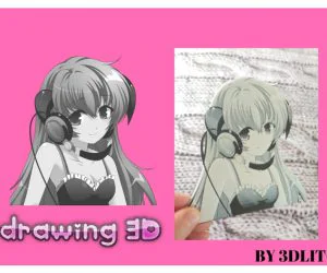 Anime Girl 3D 3D Models