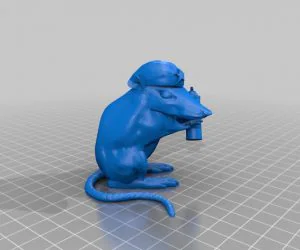 Banksy Che Rat 3D Models