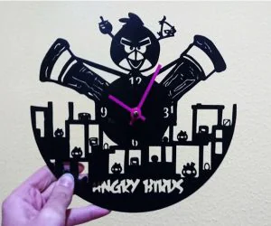 Reloj Angry Birds 3D Models