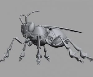 Mechanical Robot Bee 3D Models