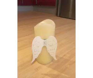 Angel Wings For Candle 3D Models