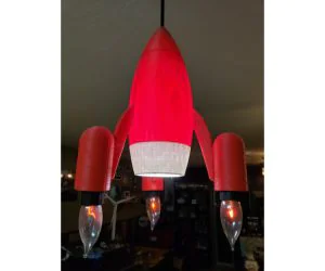 Rocket Flame Lamp 3D Models