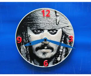 Reloj Piratas Del Caribe 3D 3D Models