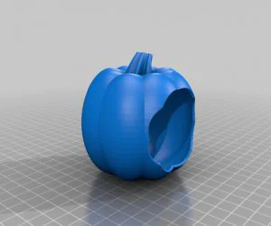 Pumpkin With A Hole 3D Models