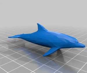 Low Poly Dolphin 3D Models