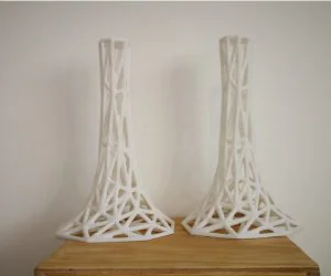 Architectural Lattice Slope Transition 3D Models