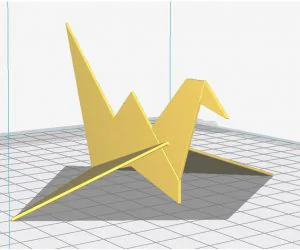 Origami Crane 3D Models