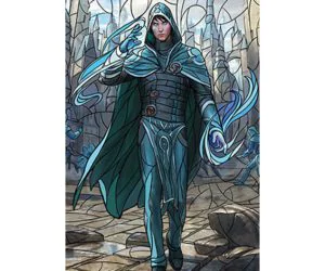 Jace Wielder Of Mysteries Stained Glass Litho 3D Models