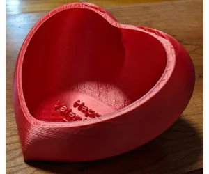 Conversation Heart Candy Dish 3D Models