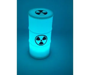 Nuclear Drum Lamp Tealight 3D Models