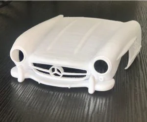 Mercedes Benz 300Sl Front Part 3D Models