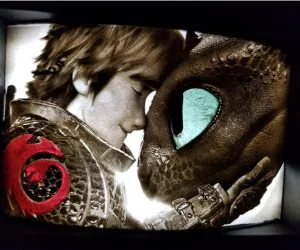 How To Train Your Dragon Lithophane 3D Models