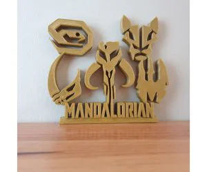 Mandalorian Ornament 3D Models
