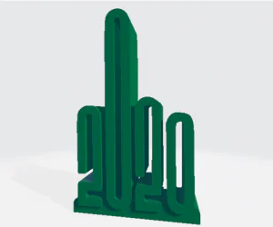 2020 Middle Finger. 3D Models