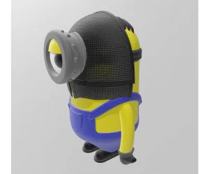 Squid Game Minion Soldiers Stuart Multi Material And Dave 3D Models