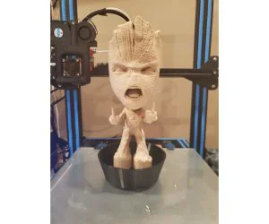 Angry Groot Planter Remix 3D Models