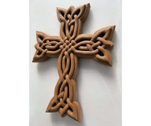 Ornate Wood Cross 3D Models