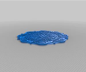 Arabic Calligraphy Low High Poly 3D Models