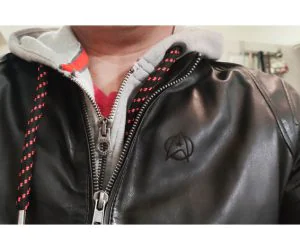 Star Trek Logo On A Leather Jacket 3D Models
