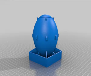 Fat Man Atomic Bomb No Support 3D Models