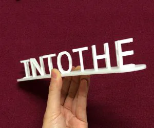 Into The Unknown Dual Letter Illusion With Tinkercad 3D Models
