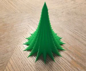 Spiky Minimalist Vase Mode Christmas Tree 3D Models