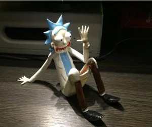 Rick And Morty Phone Stand 3D Models