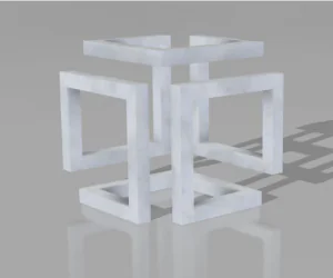 Remix Impossible Cube With Printable Screws 3D Models