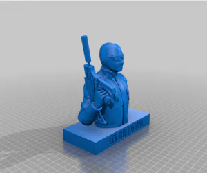 Jstark Memorial Statue With Base 3D Models