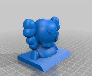 Kaws On Stand 3D Models