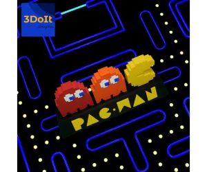 Pacman Deco 3D Models