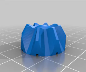 Acrylic Pour Flower 8 Flow Points 3D Models