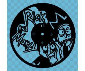 Reloj Rick And Morty 3D Models