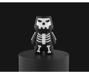 Skeleton Spooky Fella 3D Models