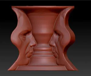 Rubins Vase 3D Models