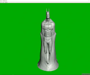 Batman Memorial Remixed And Fixed 3D Models