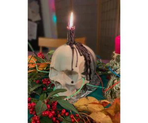 Skull Candle Holder 3D Models