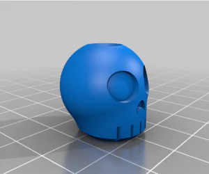 Skully Bead 3D Models