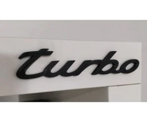 Porsche Turbo Logo 3D Models